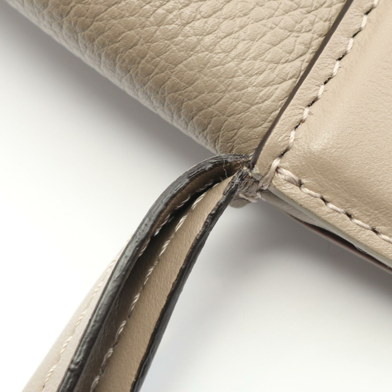 FENDI ORIGAMI MINI 單肩托特包 8BS083APZAF11WS 皮革 米色 二手 女士-8