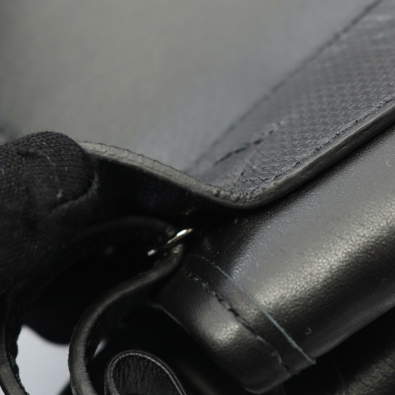 BALENCIAGA 海軍藍 Cabas XS 單肩斜背手提包，黑色皮革，二手-7