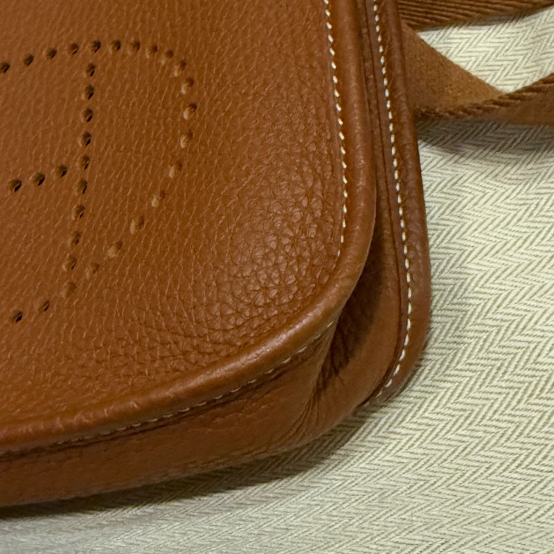 Hermes mini evelyne 金棕色-6
