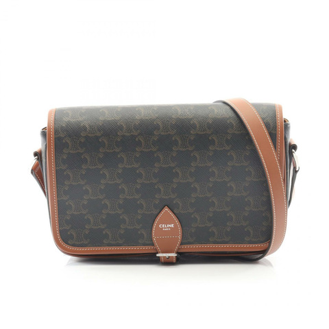 CELINE Triomphe 小號 Falco 斜背包 118252BZJ.04LI 帆布皮革