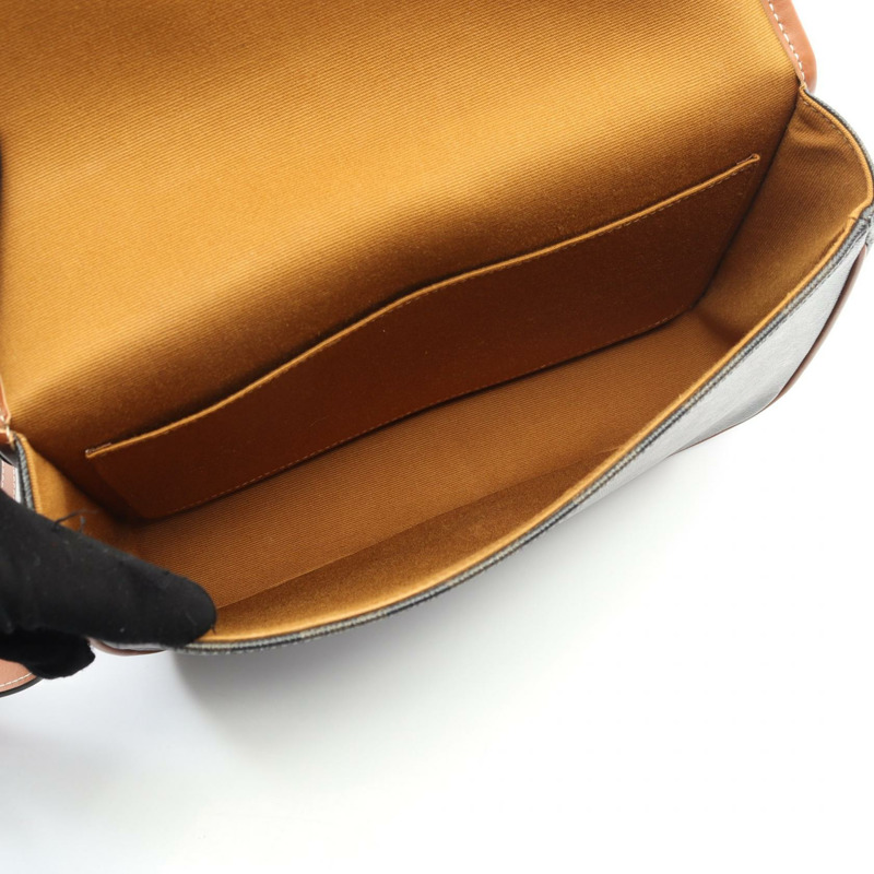 CELINE Triomphe 小號 Falco 斜背包 118252BZJ.04LI 帆布皮革-2