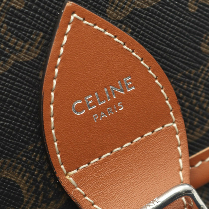 CELINE Triomphe 小號 Falco 斜背包 118252BZJ.04LI 帆布皮革-3