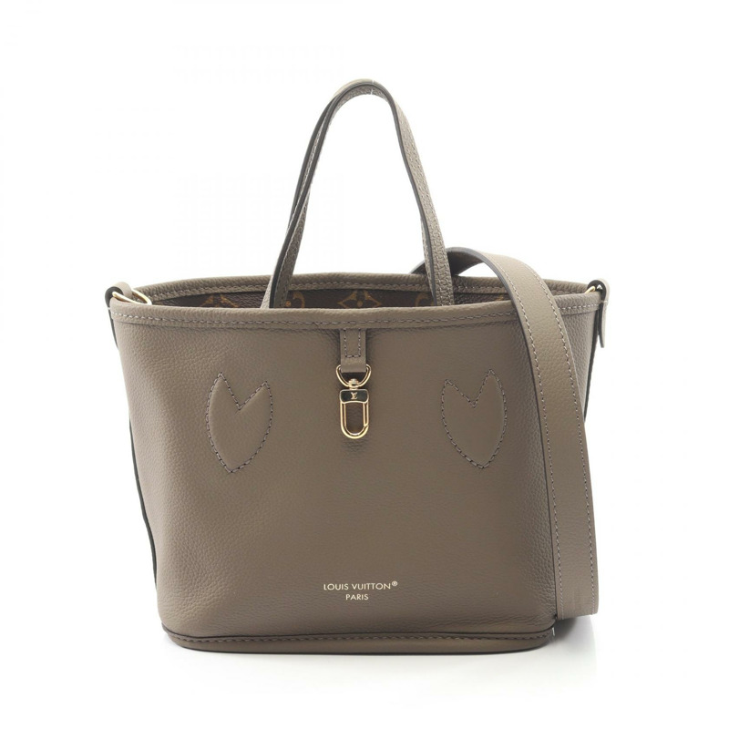 路易威登 Neverfull 內外翻轉 BB 單肩托特斜背包 M12109 二手 LV-4