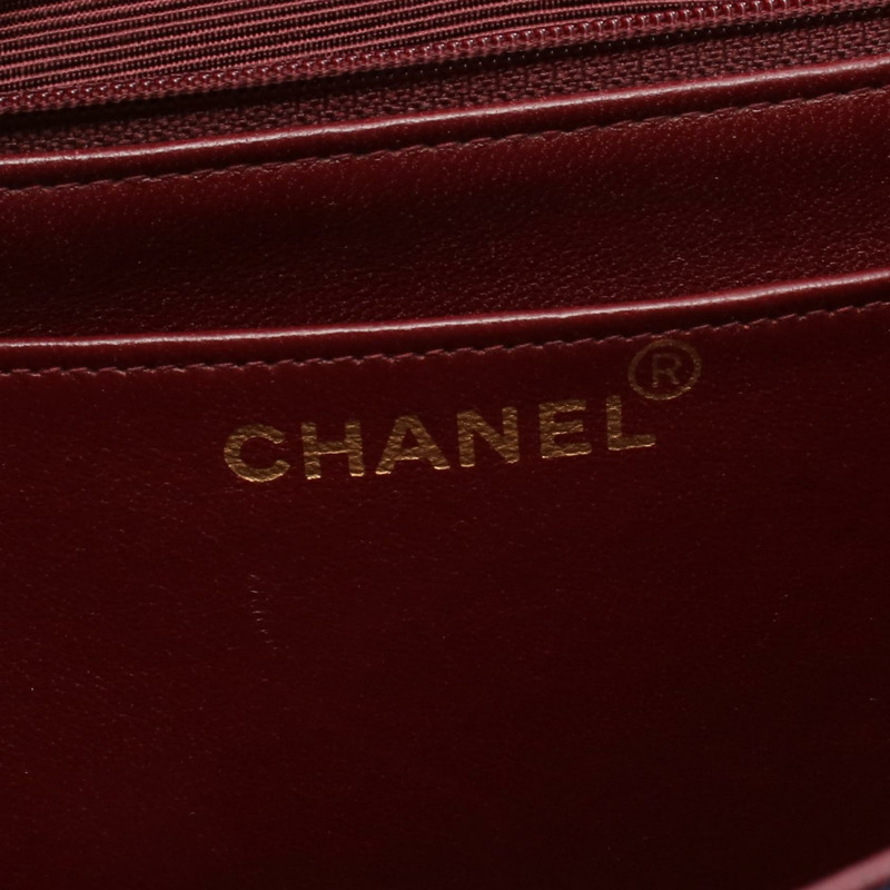 香奈兒 Jumbo COCO 標誌單翻蓋鏈條肩背包，棉質針織布料，海軍藍，金色五金-3