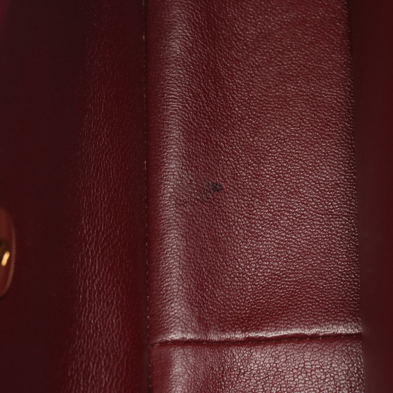 香奈兒 Jumbo COCO 標誌單翻蓋鏈條肩背包，棉質針織布料，海軍藍，金色五金-6