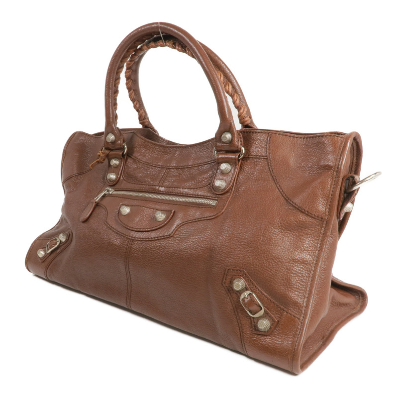 BALENCIAGA 羊皮皮革Giant Part Time手挽肩背兩用袋-2