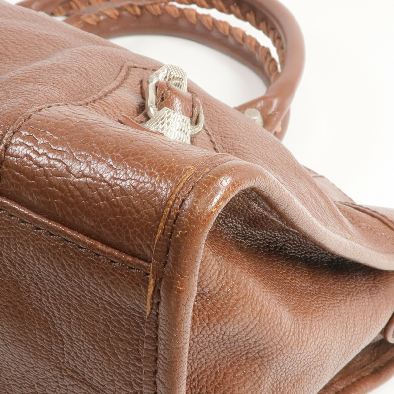 BALENCIAGA 羊皮皮革Giant Part Time手挽肩背兩用袋-5