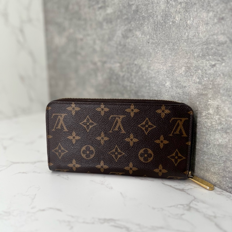 💗香緹國際精品💗 695 老花拉鏈長夾 晶片款-0