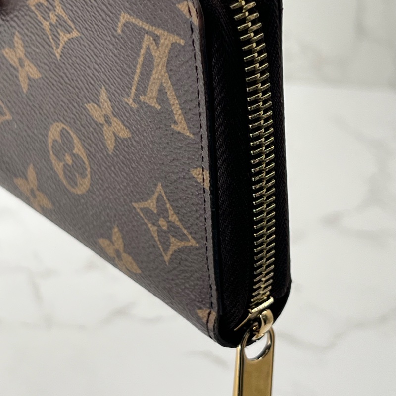 💗香緹國際精品💗 695 老花拉鏈長夾 晶片款-1