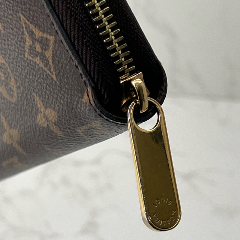 💗香緹國際精品💗 695 老花拉鏈長夾 晶片款-2