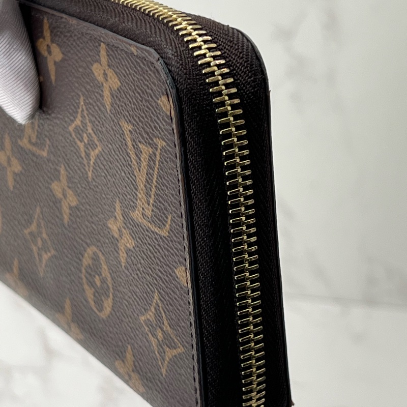 💗香緹國際精品💗 695 老花拉鏈長夾 晶片款-3