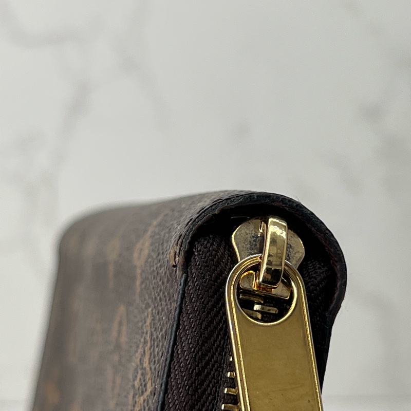 💗香緹國際精品💗 695 老花拉鏈長夾 晶片款-5