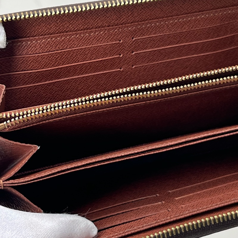 💗香緹國際精品💗 695 老花拉鏈長夾 晶片款-6