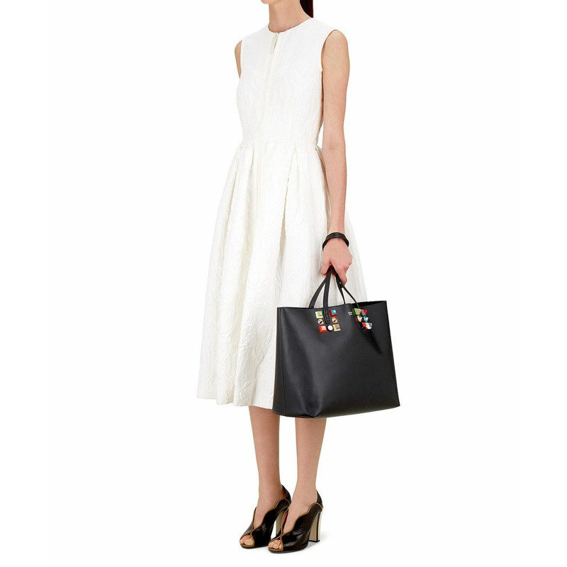 FENDI Fendi Petite 8BH335SGR To Jour Stud Roll Bag-13