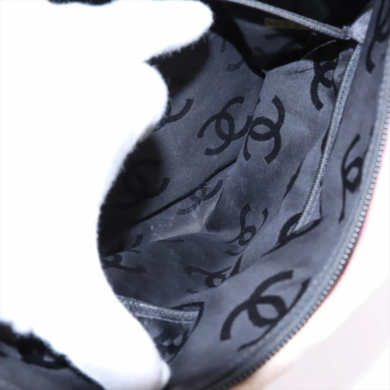 香奈兒 Cambon 系列羊皮手提包/單肩包/手提包 粉紅色 女士-7