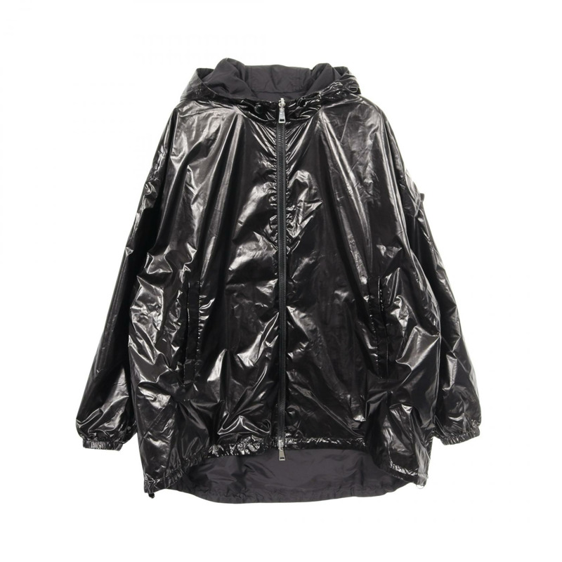 MONCLER JUBBA 其他夾克 尼龍 黑色 二手 女款-2