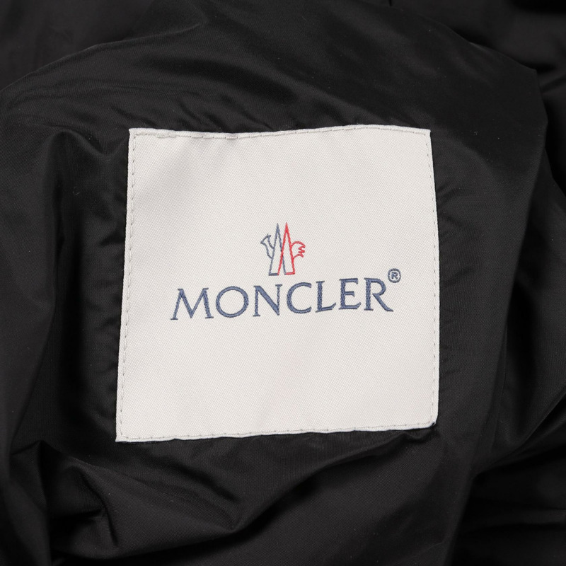 MONCLER JUBBA 其他夾克 尼龍 黑色 二手 女款-3