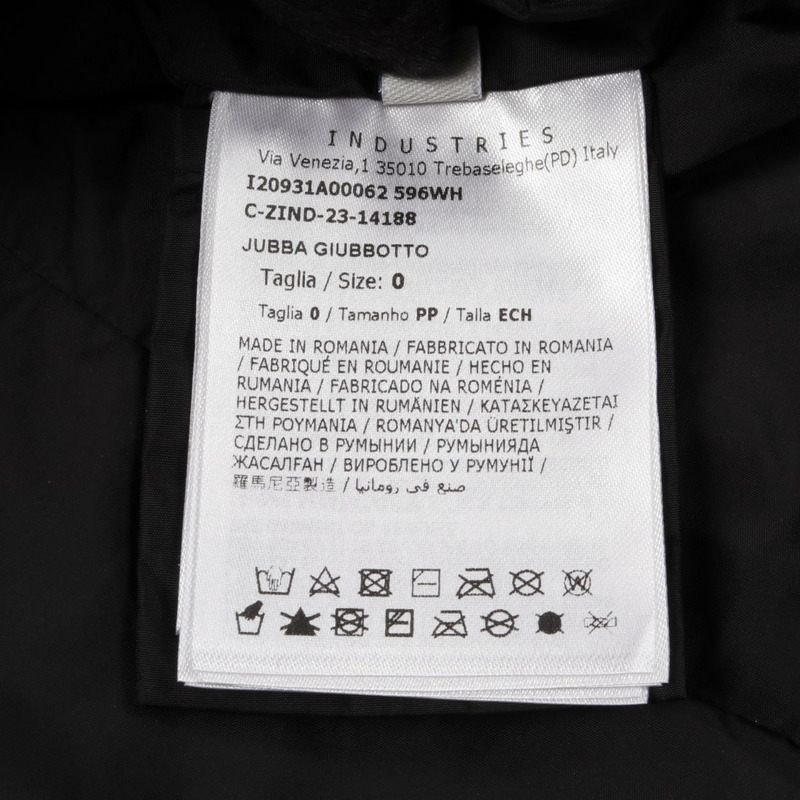 MONCLER JUBBA 其他夾克 尼龍 黑色 二手 女款-5