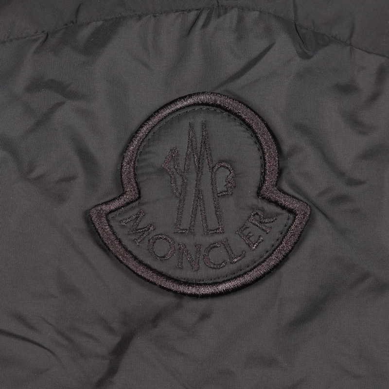 MONCLER JUBBA 其他夾克 尼龍 黑色 二手 女款-6