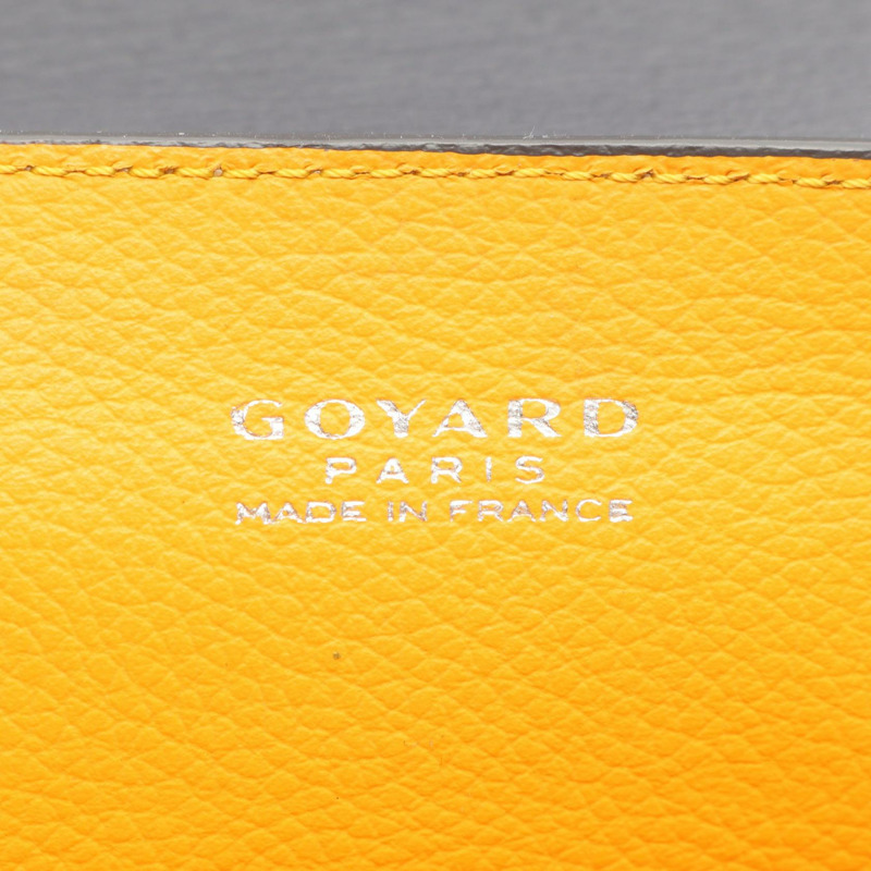 GOYARD Saigon Mini 斜背包 SAIGONMINTY51CL51P 帆布皮革 灰色 二手-3