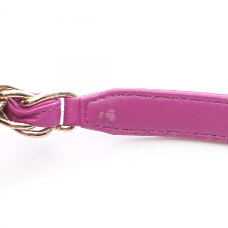 香奈兒 (CHANEL) 絎縫斜背包 AS2314 羊皮紫色二手女士金扣-7