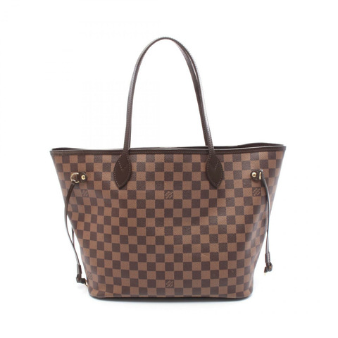 路易威登 Neverfull MM 單肩手提包 N51107 Damier Ebene 帆布 二手 LV