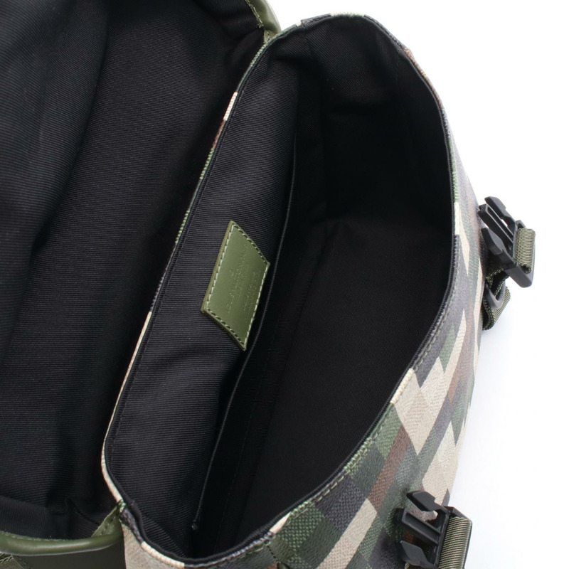 路易威登 Trail Messenger 單肩包 M24449 帆布皮革 Damoflage 二手-2