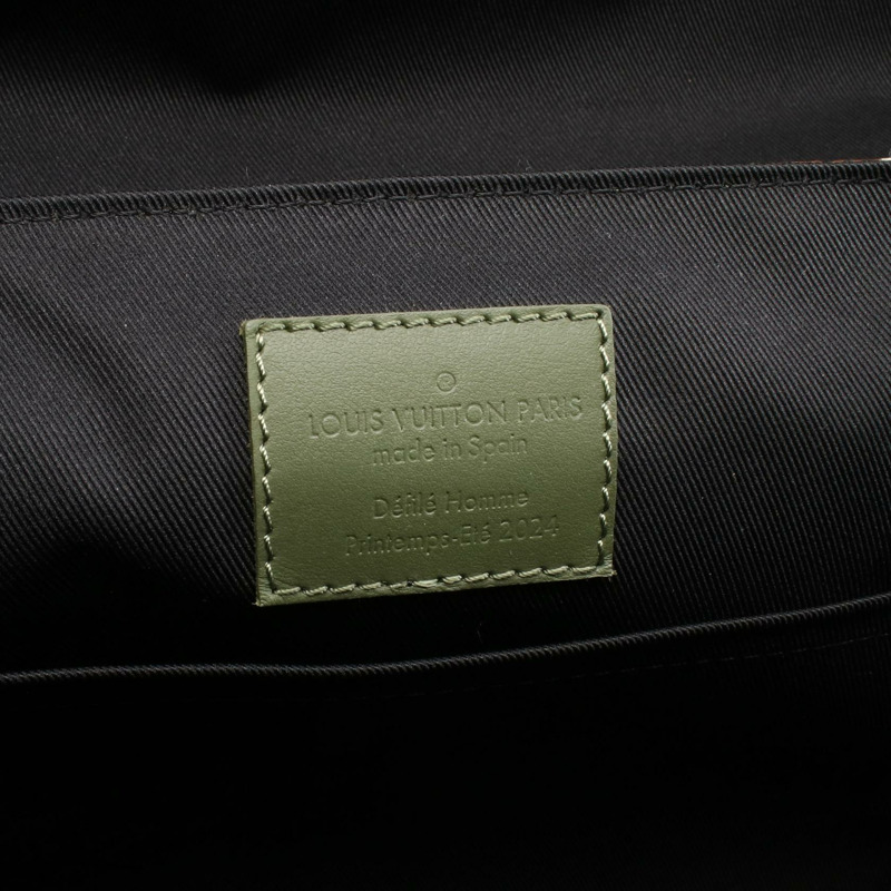 路易威登 Trail Messenger 單肩包 M24449 帆布皮革 Damoflage 二手-3