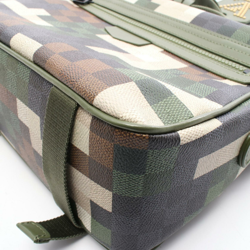 路易威登 Trail Messenger 單肩包 M24449 帆布皮革 Damoflage 二手-4