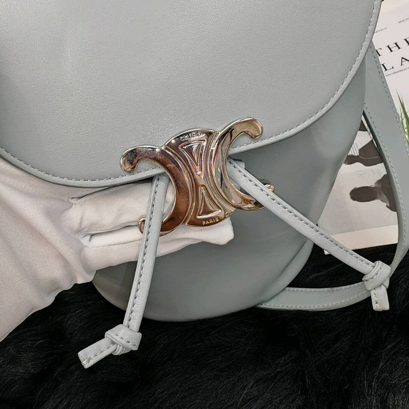 CELINE BONNIE光滑牛皮革背包-4