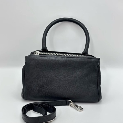 GIVENCHY 黑銀潘多拉盒子手提肩背包 27*15*17 98新