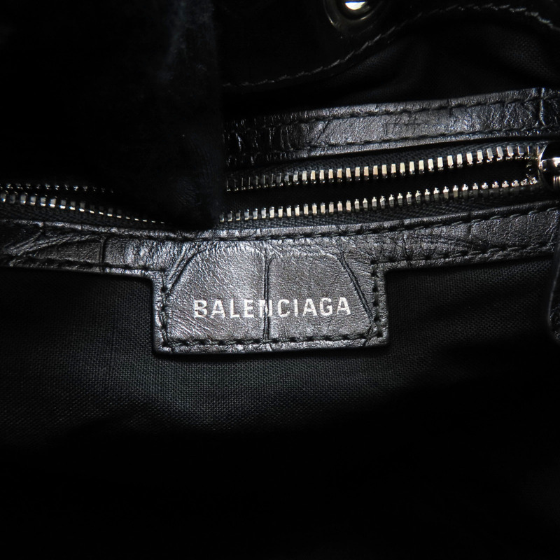 銀灰色 牛皮 Le Cagole XS 水桶包 肩背包【BALENCIAGA 巴黎世家】 702431-6