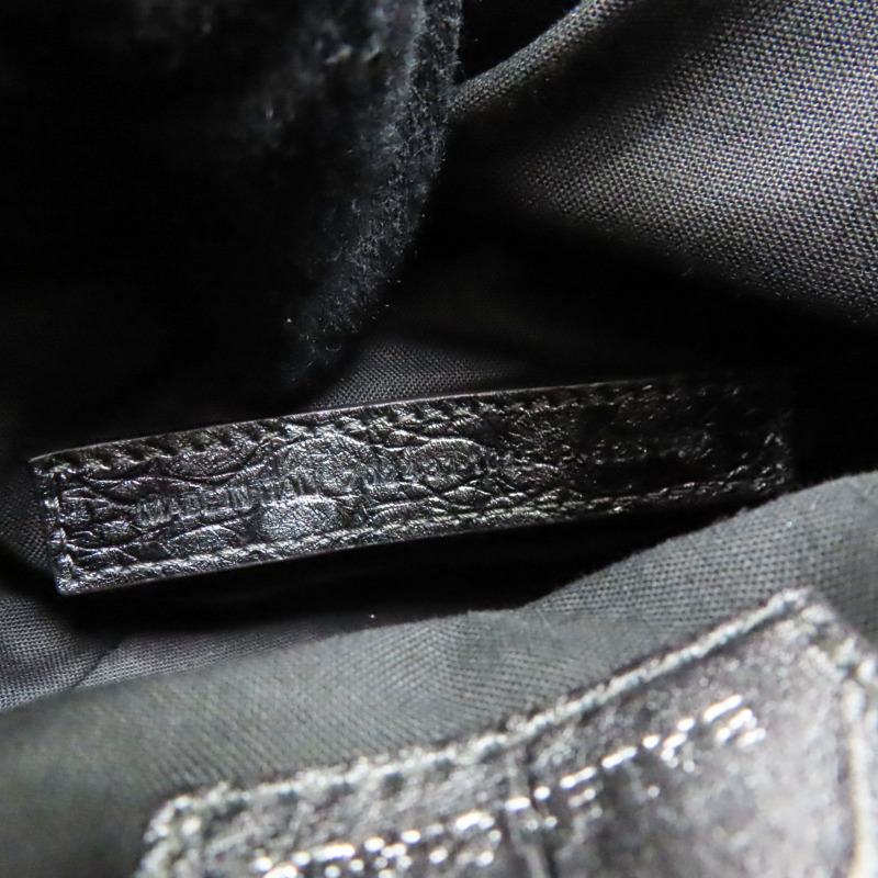 銀灰色 牛皮 Le Cagole XS 水桶包 肩背包【BALENCIAGA 巴黎世家】 702431-7