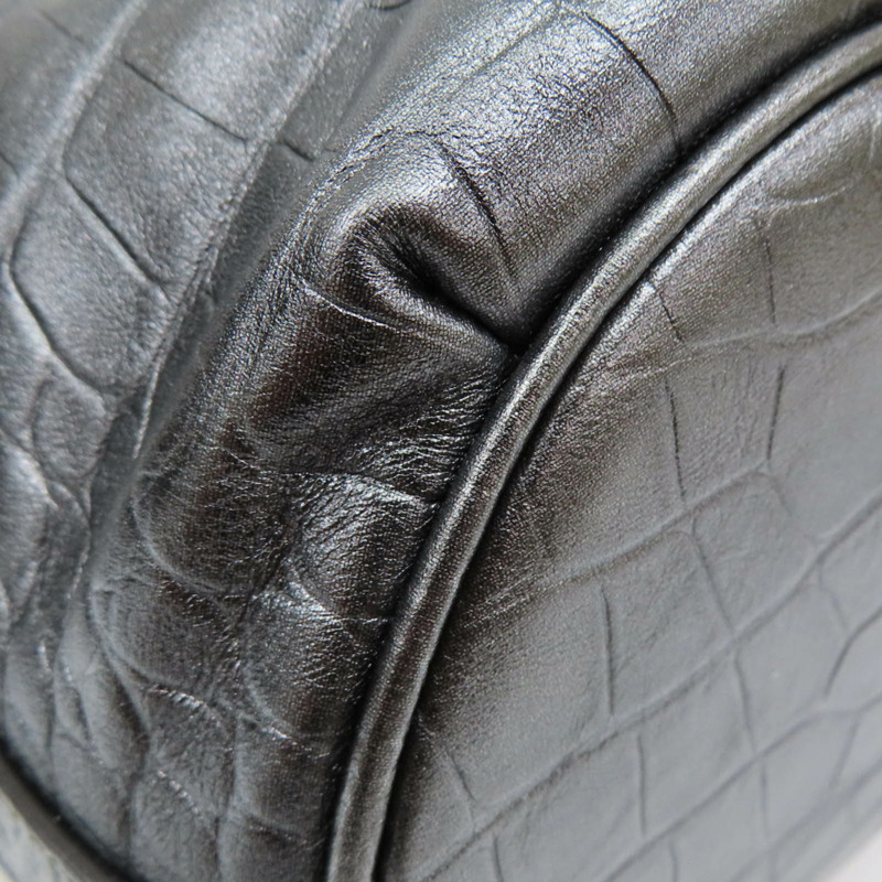 銀灰色 牛皮 Le Cagole XS 水桶包 肩背包【BALENCIAGA 巴黎世家】 702431-11