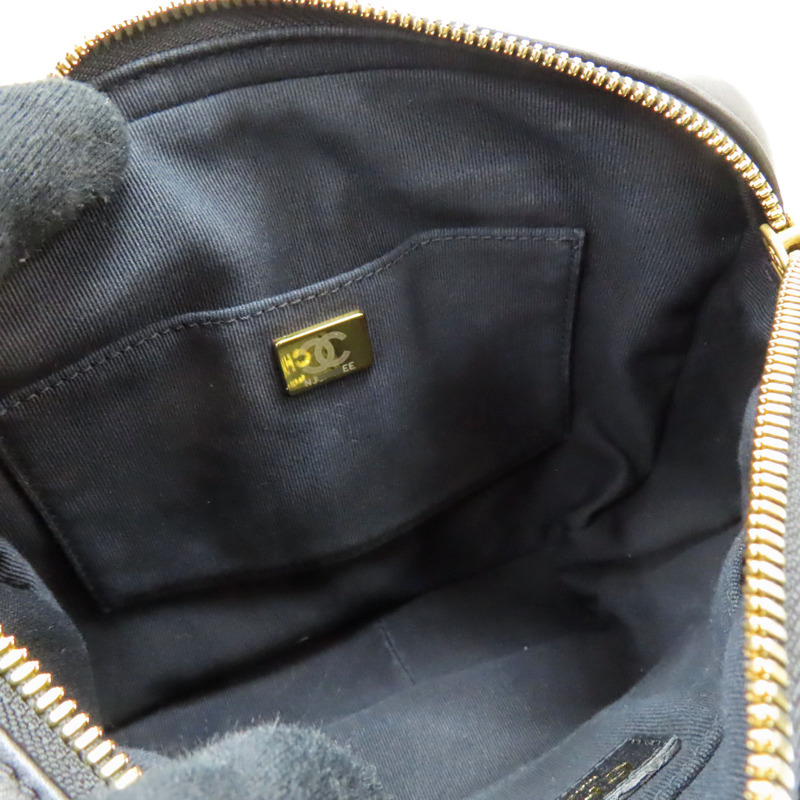 黑色 菱格紋羊皮 肩背包 金扣【CHANEL 香奈兒】 AS2923-5