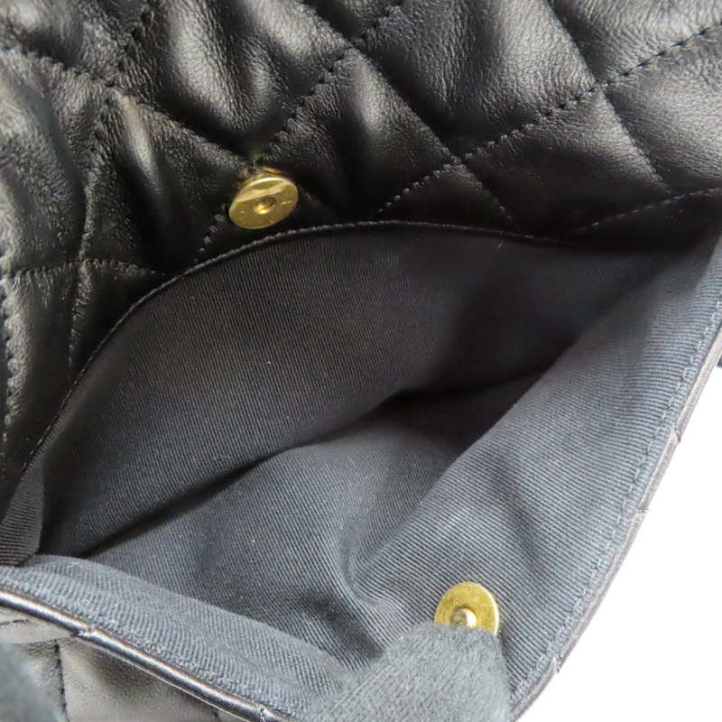 黑色 菱格紋羊皮 肩背包 金扣【CHANEL 香奈兒】 AS2923-6