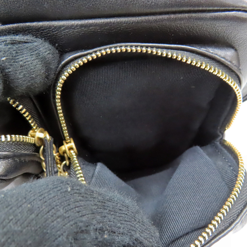 黑色 菱格紋羊皮 肩背包 金扣【CHANEL 香奈兒】 AS2923-8