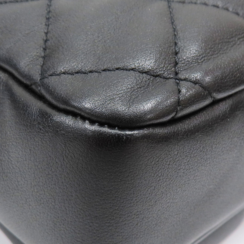 黑色 菱格紋羊皮 肩背包 金扣【CHANEL 香奈兒】 AS2923-14