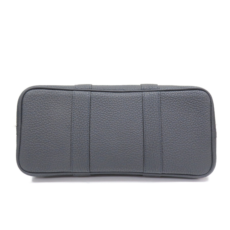 石板灰 Negonda牛皮 Garden Party 30 手提包 銀扣 □R刻【HERMES 愛馬仕】-3