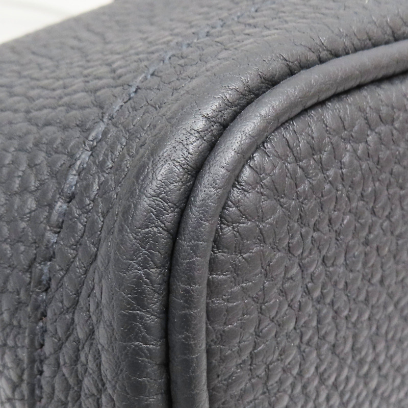 石板灰 Negonda牛皮 Garden Party 30 手提包 銀扣 □R刻【HERMES 愛馬仕】-11