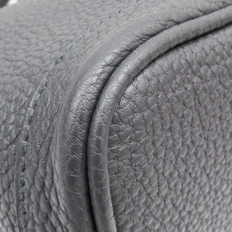 石板灰 Negonda牛皮 Garden Party 30 手提包 銀扣 □R刻【HERMES 愛馬仕】-13