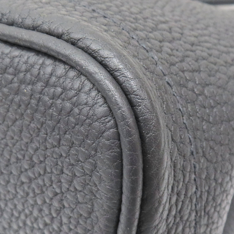 石板灰 Negonda牛皮 Garden Party 30 手提包 銀扣 □R刻【HERMES 愛馬仕】-14