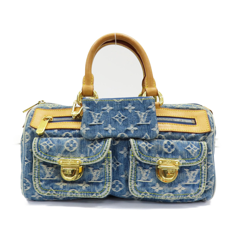 藍色 牛仔布 Neo Speedy 手提包【LOUIS VUITTON LV 路易威登】 M95019-0