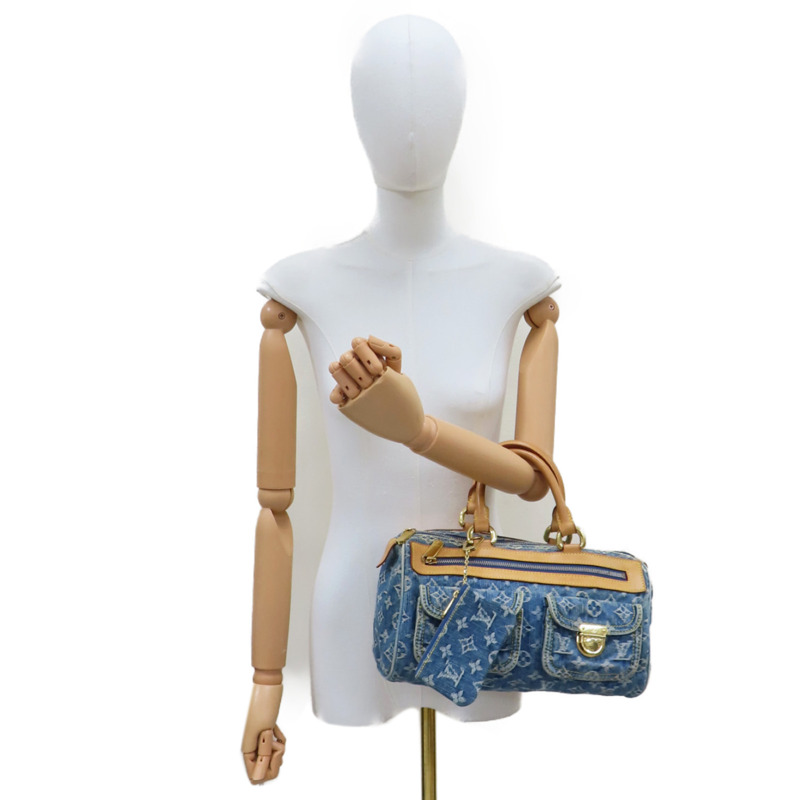 藍色 牛仔布 Neo Speedy 手提包【LOUIS VUITTON LV 路易威登】 M95019-11