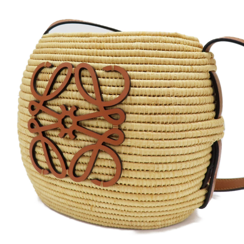 米色 草編 Beehive Basket 肩背包【LOEWE 羅威】-2