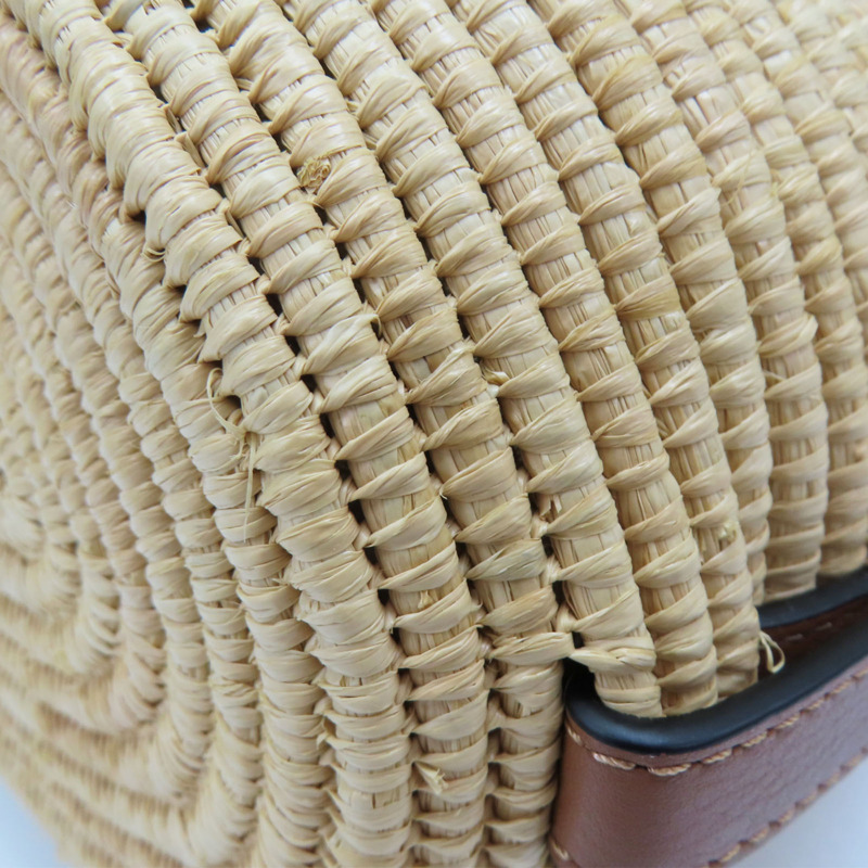 米色 草編 Beehive Basket 肩背包【LOEWE 羅威】-12