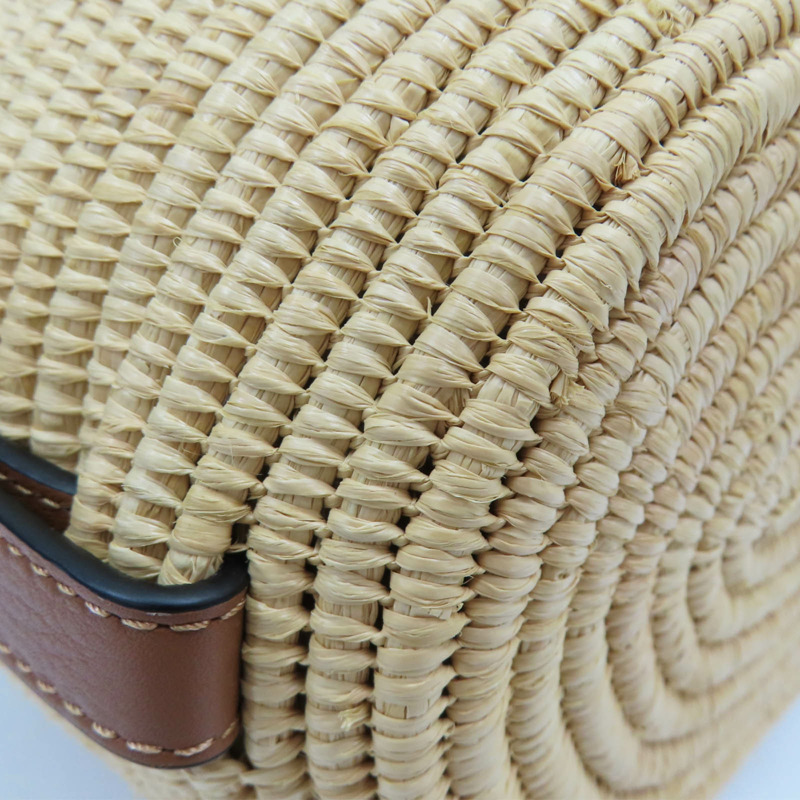 米色 草編 Beehive Basket 肩背包【LOEWE 羅威】-13
