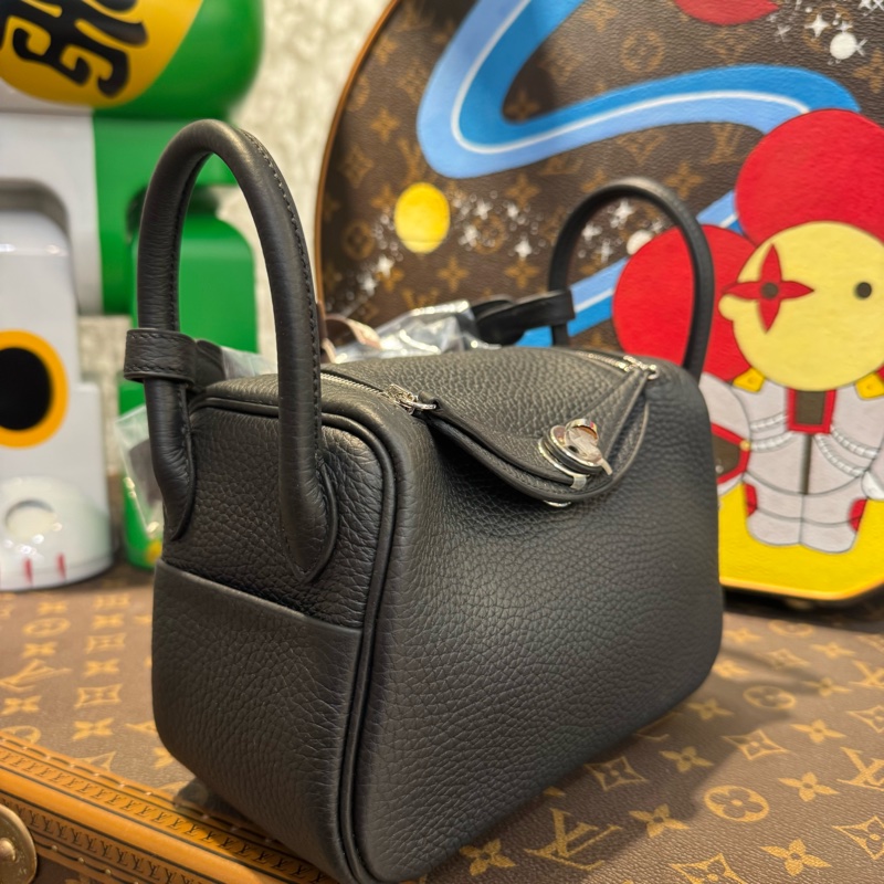 HERMES MINI LINDY黑銀 /K-2