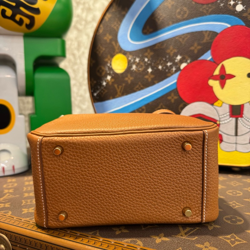 HERMES MIN LINDY金棕金釦/U-4