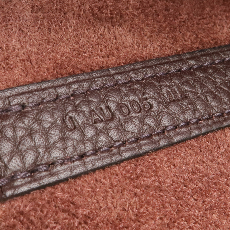 HERMES Clemence皮革Picotin MM金扣手挽袋Rouge Sellier-13